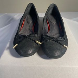 Rockport Women’s “Total Motion x Trutech Black Flats Size 9